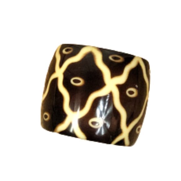 2/$30 Chunky statement tribal vibe bracelet bangle - Picture 1 of 7